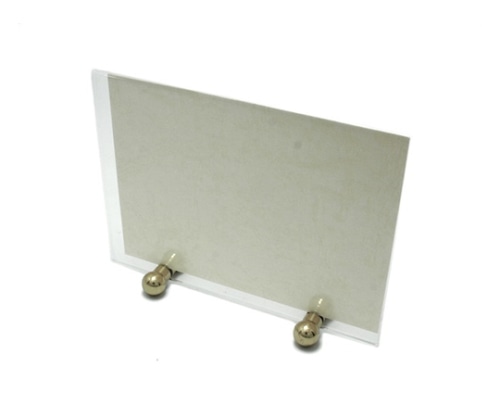 光 メニュー立て 透明 140×185mm M-22-4 1個（ご注文単位1個）【直送品】