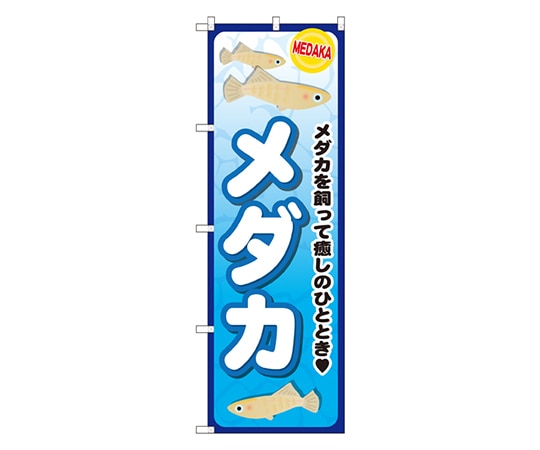 のぼり屋工房 メダカ のぼり GNB-2492 1枚（ご注文単位1枚）【直送品】