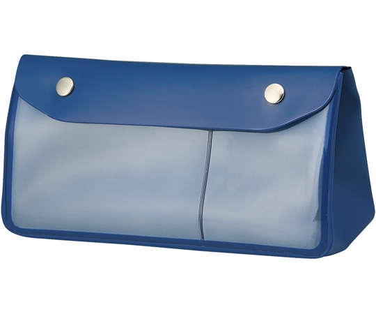 LIHITLAB ALCLEA トライアングルペンケース 【抗菌】 ブルー A7942-8 1個(ご注文単位1個)【直送品】