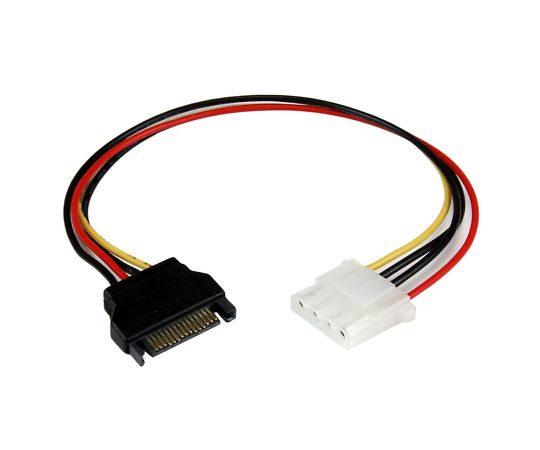 StarTech.com SATA電源 - ペリフェラル電源 変換ケーブル 30cm LP4SATAFM12 1個(ご注文単位1個)【直送品】