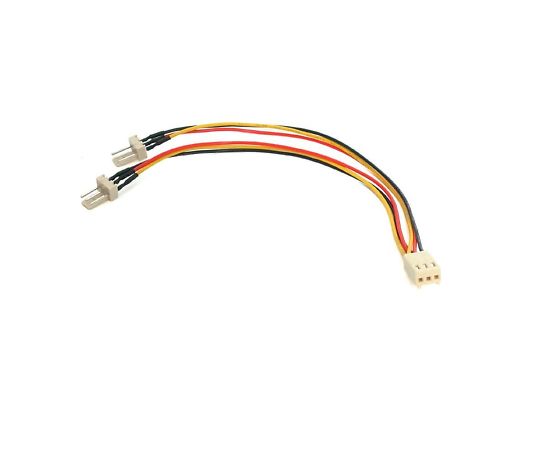 StarTech.com 15cm ファン用二股分岐電源ケーブル CPUクーラーやファンの電源用に TX3SPLITTER 1個(ご注文単位1個)【直送品】