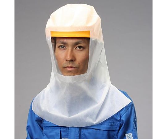 エスコ ヘルメット対応使い捨て頭巾(SMS不織布/10枚) EA996AW-2 1袋(ご注文単位1袋)【直送品】