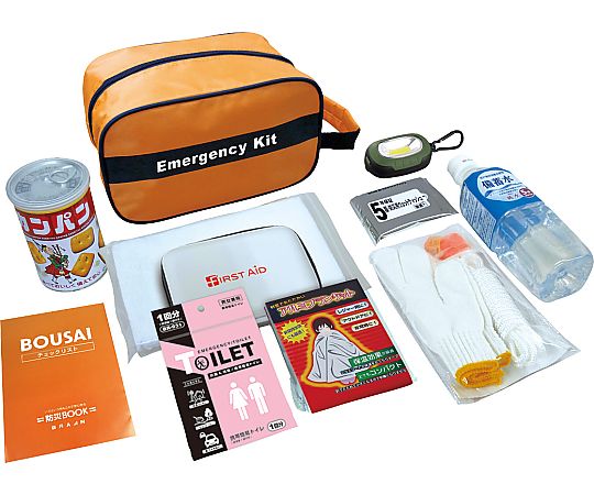 ブレイン エマージェンシーキット 防災18点セット BR-971 1セット(ご注文単位1セット)【直送品】