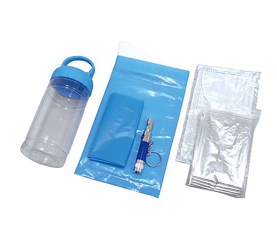 ブレイン エマージェンシーボトル 防災5点セット BR-997 1個(ご注文単位1個)【直送品】