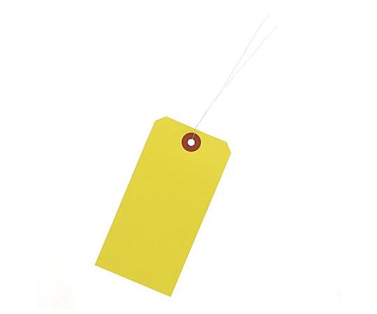 アズワン 42x 90mm 針金荷札(黄/1000枚) EA475HZ-22 1パック(ご注文単位1パック)【直送品】