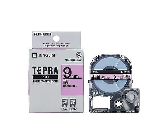 アズワン 9mm テープカセット(紫) EA761DK-98 1個(ご注文単位1個)【直送品】