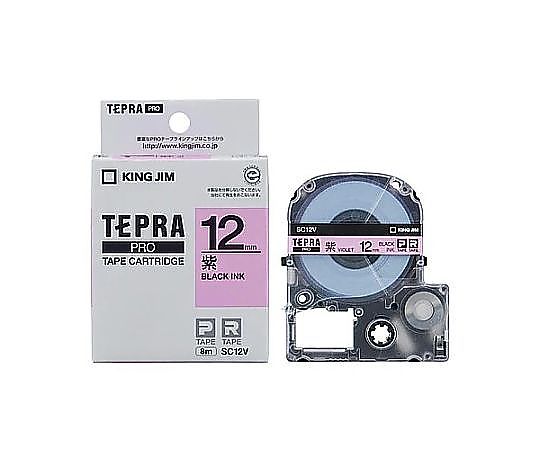 アズワン 12mm テープカセット(紫) EA761DK-128 1個(ご注文単位1個)【直送品】