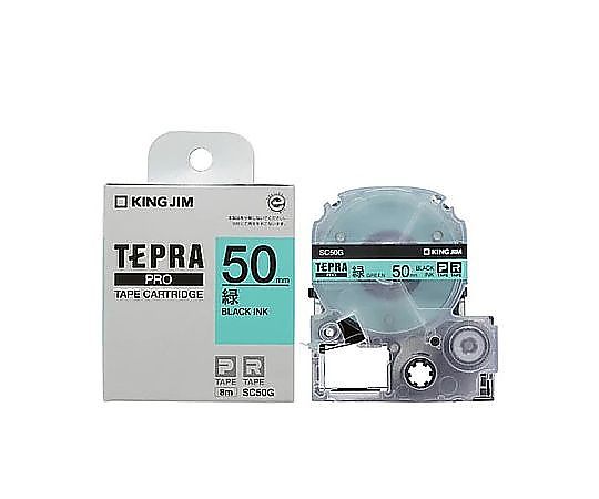 アズワン 50mm テープカセット(緑) EA761DK-502 1個(ご注文単位1個)【直送品】