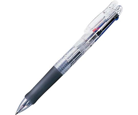 ゼブラ クリップオンG3色ボールペン 透明軸 B3A3-C 1本(ご注文単位1本)【直送品】