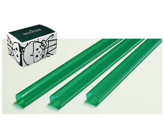 ダイヤ（DAIYA） ストレートストロー 6mm×21cm 包装なし 緑 1箱(500本入)  1箱（ご注文単位1箱）【直送品】