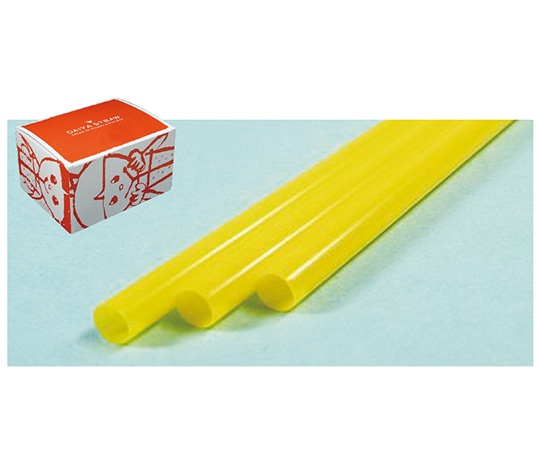 ダイヤ（DAIYA） ストレートストロー 3.5mm×15cm 包装なし 黄 1箱(1000本入)  1箱（ご注文単位1箱）【直送品】