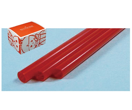 ダイヤ（DAIYA） ストレートストロー 3.5mm×15cm 包装なし 赤 1箱(1000本入)  1箱（ご注文単位1箱）【直送品】