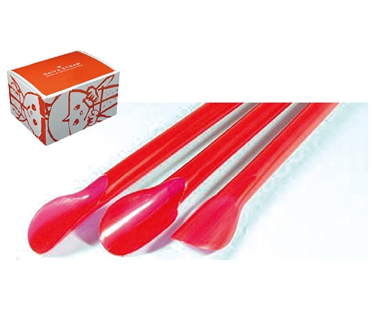 ダイヤ（DAIYA） スプーンストロー 6mm×21cm 包装なし 赤 1箱(500本入)  1箱（ご注文単位1箱）【直送品】