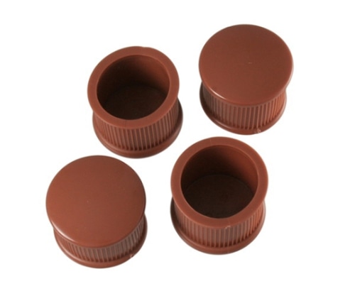 ハイロジック 脚キャップ 直径35×29.5mm 茶 1パック(4個入) A-005 1パック(ご注文単位1パック)【直送品】