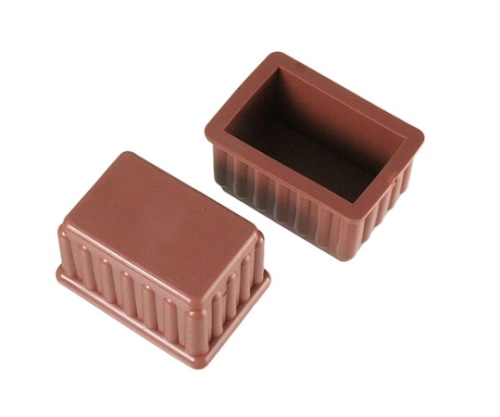 ハイロジック 脚キャップ 44×31×25mm 茶 1パック(2個入) A-059 1パック(ご注文単位1パック)【直送品】