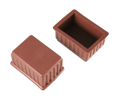 ハイロジック 脚キャップ 54×39×26mm 茶 1パック(2個入) A-061 1パック(ご注文単位1パック)【直送品】
