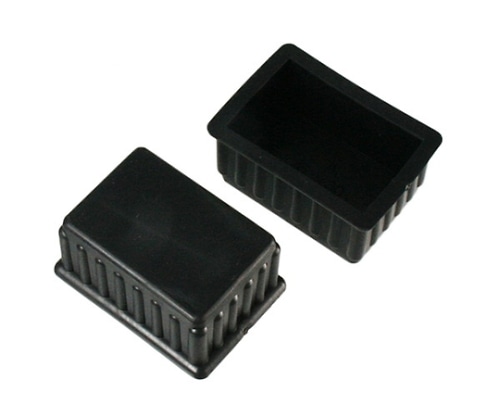 ハイロジック 脚キャップ 54×39×26mm 黒 1パック(2個入) A-081 1パック(ご注文単位1パック)【直送品】