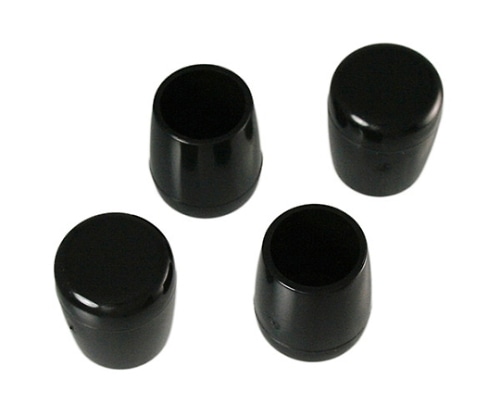 ハイロジック パイプ脚キャップ 内径18mm 高さ29mm 黒 1パック(4個入) A-104 1パック(ご注文単位1パック)【直送品】