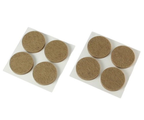 ハイロジック 硬質フェルト 直径28 ブラウン 8個入 A-210 1個(ご注文単位1個)【直送品】