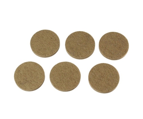 ハイロジック 硬質フェルト 直径32 ブラウン 6個入 A-213 1個(ご注文単位1個)【直送品】