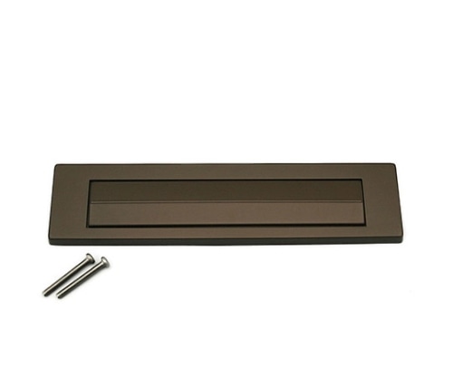 ハイロジック 郵便差入口 幅258×高さ62mm DC-PO-3B 1個(ご注文単位1個)【直送品】