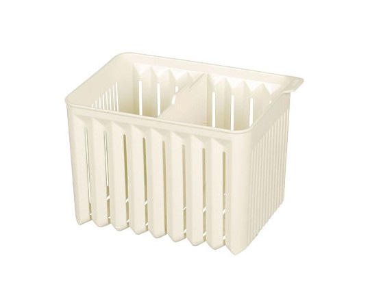 パール金属 モチーフ 冷凍庫用ボックス 仕切り付 ホワイト HB-1749 1個（ご注文単位1個）【直送品】