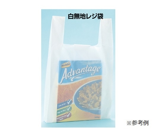 ストア・エキスプレス 白無地レジ袋 22×42(30)×横マチ12 入数1000枚 61-294-2-11 1セット（ご注文単位1セット）【直送品】