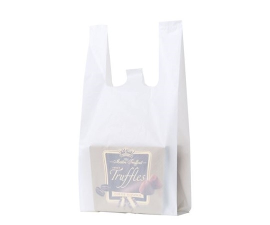 ストア・エキスプレス 乳白レジ袋 エンボス加工タイプ 30号 18×36(24)×横マチ11 入数4000枚 61-294-5-8 1セット（ご注文単位1セット）【直送品】