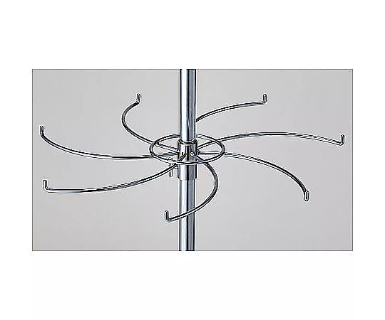 ストア・エキスプレス 回転ハンガースタンド ともえ型フック 61-797-92-5 1個（ご注文単位1個）【直送品】