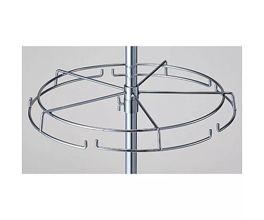 ストア・エキスプレス 回転ハンガースタンド 円型ダブルリング 61-797-92-7 1個（ご注文単位1個）【直送品】