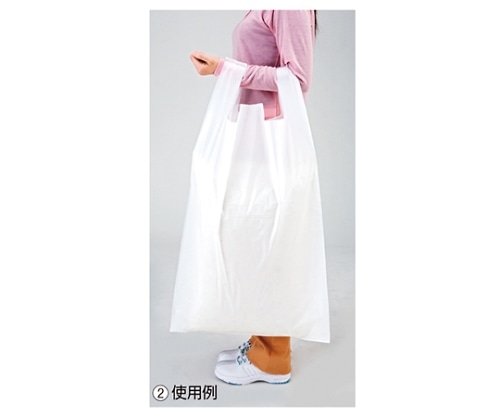 ストア・エキスプレス ジャンボバッグ 白無地 50×90(72)×横マチ20 入数500枚 61-317-3-6 1セット（ご注文単位1セット）【直送品】