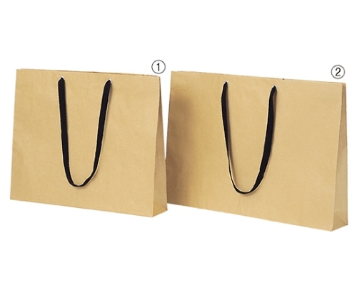 ストア・エキスプレス ショルダーバッグ ベージュ 黒ひも 52×10×42 10枚 61-317-8-1 1セット（ご注文単位1セット）【直送品】