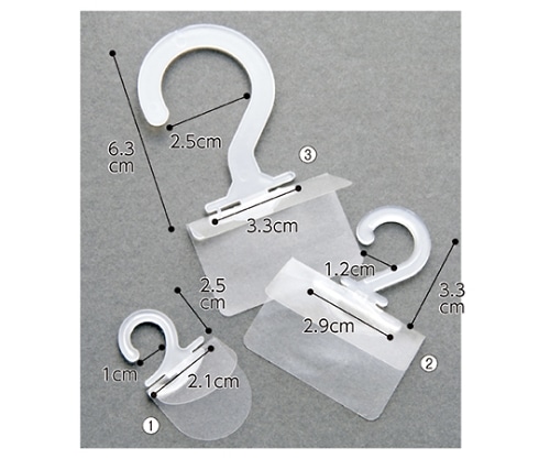 ストア・エキスプレス ワンタッチフック W2.9×H3.3cm 1セット(180個入) 61-198-1-2 1セット（ご注文単位1セット）【直送品】