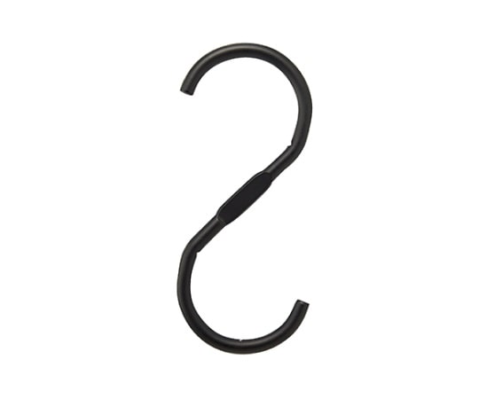 ストア・エキスプレス スチール製ディスプレー用フック ブラック 1セット(5個入) 61-778-76-4 1セット（ご注文単位1セット）【直送品】