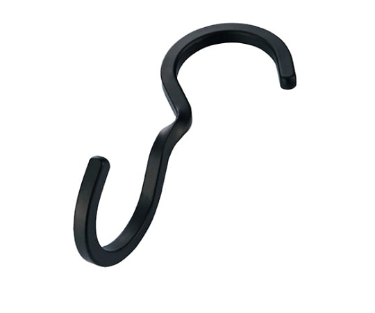 ストア・エキスプレス スチール製ディスプレー用フック スクエアツイストタイプ ブラック 1セット(5個入) 61-752-79-2 1セット（ご注文単位1セット）【直送品】