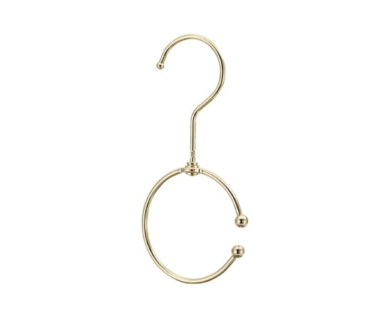 ストア・エキスプレス ディスプレー用ラウンドフック ゴールド 1セット(5個入) 61-799-59-3 1セット（ご注文単位1セット）【直送品】