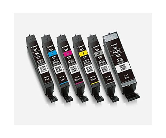 アズワン [キヤノン] インクカートリッジ(6色セット/BCI-381+380/6MP EA759X-441 1個(ご注文単位1個)【直送品】