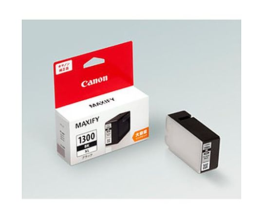 アズワン [キャノン]インクカートリッジ(大容量ブラックPGI-1300XLBK EA759XA-31 1個(ご注文単位1個)【直送品】