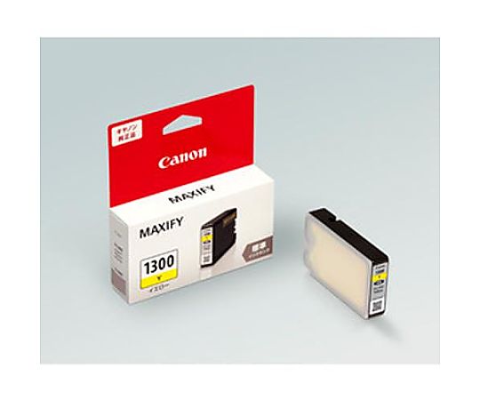 アズワン [キャノン]インクカートリッジ(イエロー/1300Y) EA759XA-38 1個(ご注文単位1個)【直送品】