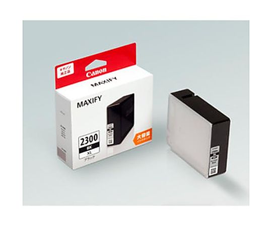 アズワン [キャノン]インクカートリッジ(大容量ブラックPGI-2300XLBK EA759XA-41 1個(ご注文単位1個)【直送品】