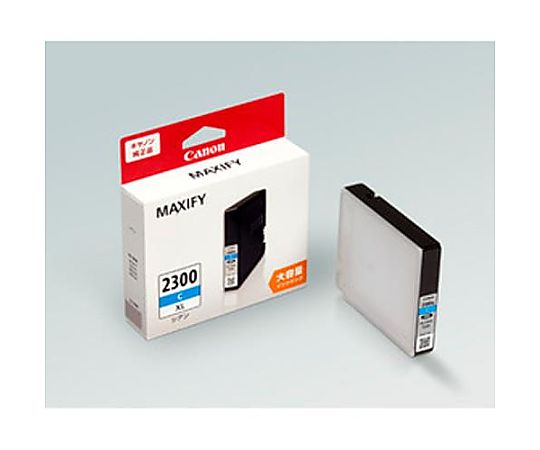 アズワン [キャノン]インクカートリッジ(大容量シアンPGI-2300XLC) EA759XA-42 1個(ご注文単位1個)【直送品】