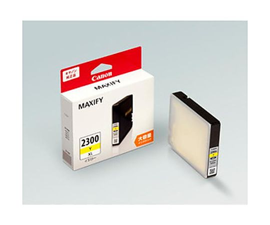 アズワン [キャノン]インクカートリッジ(大容量イエローPGI-2300XLY) EA759XA-44 1個(ご注文単位1個)【直送品】