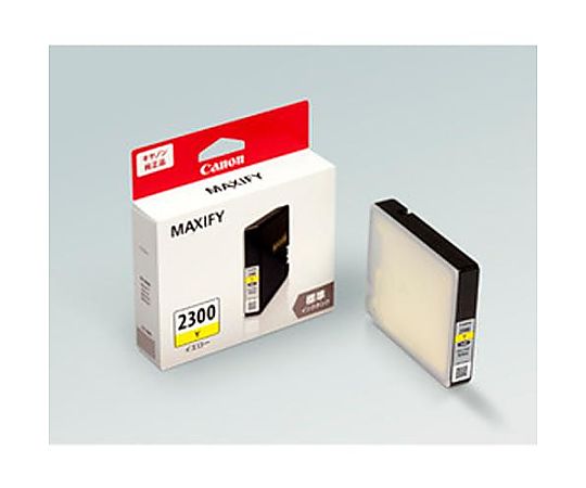 アズワン [キャノン]インクカートリッジ(イエロー/2300Y) EA759XA-48 1個(ご注文単位1個)【直送品】