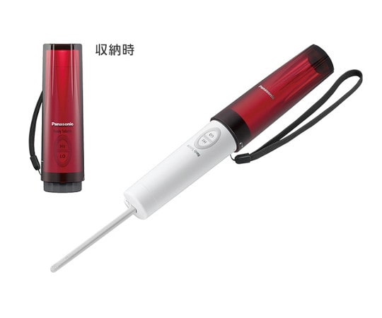 パナソニック 携帯用 おしり洗浄器 ハンディトワレスリム レッド DL-P300-R 1個（ご注文単位1個）【直送品】