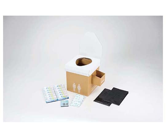 角利産業 緊急用簡易トイレセット TPS-80 4493 1セット（ご注文単位1セット）【直送品】