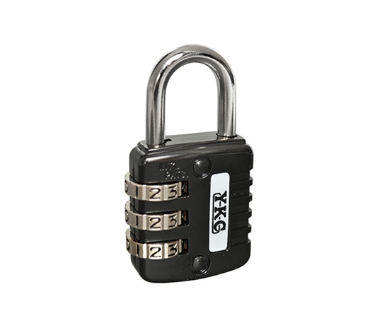 吉野金物 フリーダイヤル錠 31mm 3段 ブラック #120 1個(ご注文単位1個)【直送品】