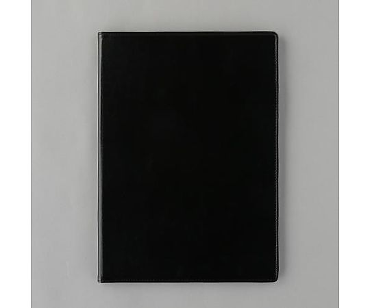 アズワン 320x230mm クリップファイル(二つ折り/ブラック) EA762DA-162 1個(ご注文単位1個)【直送品】