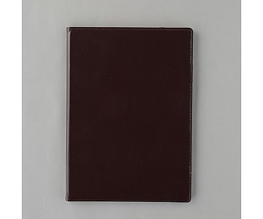 アズワン 320x230mm クリップファイル(二つ折り/ブラウン) EA762DA-164 1個(ご注文単位1個)【直送品】