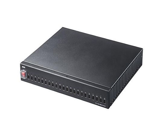 アズワン [22ポート] USBハイパワー充電器(ブラック) EA764A-223 1個(ご注文単位1個)【直送品】