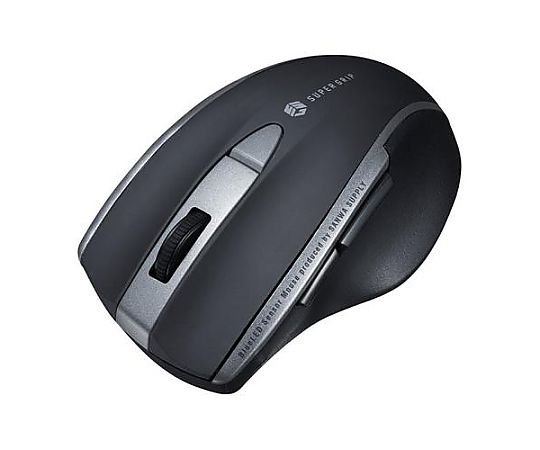 アズワン [単4x2本] ワイヤレスマウス(Bluetooth/BlueLED/黒) EA764AA-146B 1個(ご注文単位1個)【直送品】